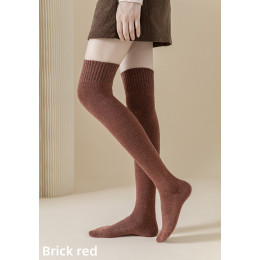 women's winter over-the-knee terry socks