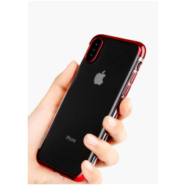Ultra thin transparent plating shining case for iPhone