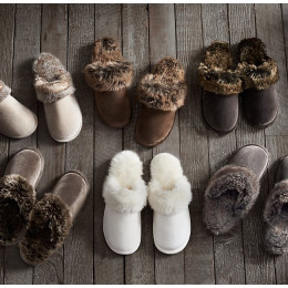 Men's/Women's Faux Fur House Bedroom Indoor/Outdoor Winter Slipper