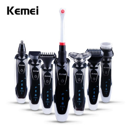 Kemei 7 in 1 Men's 3D Electric Shaver 