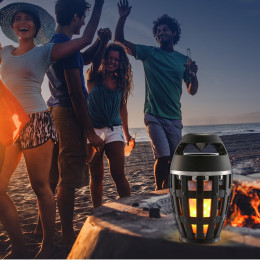 Unique Fire Flame Atmosphere Bluetooth Speaker 