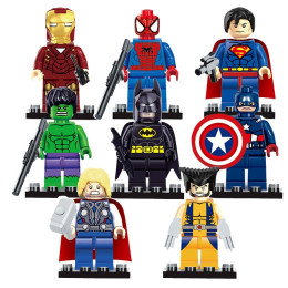 Super Heroes Marvel Figures Captain Building Blocks Mini Bricks