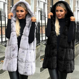 Women Winter Fluffy Plush Vest