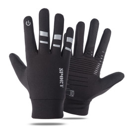 Outdoor waterproof and warm sports gloves