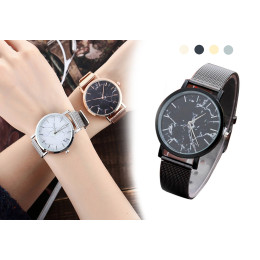 Unique Marble Grain Dial Quartz Wrist Watch