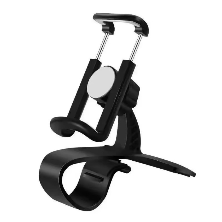 Instrument panel car buckle rotating mobile phone holder